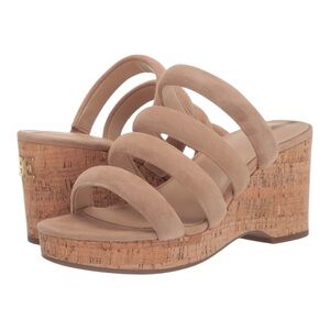 Sam Edelman Womens Yuki Platform Wedge Heel Strappy Kork Womens Size‎ 10 NWOB